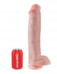 King Cock 15&quot; Cock - Beige
